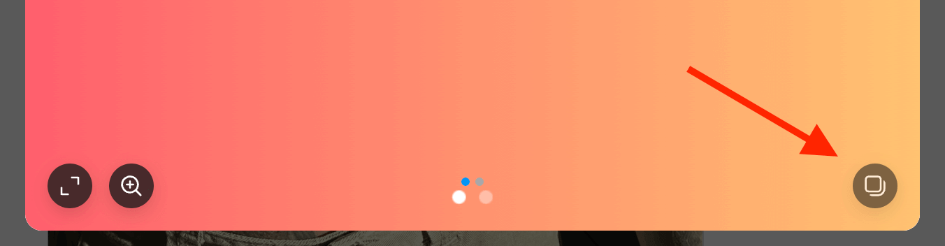 How to post a Instagram Carousel: Step 4 - Add more carousel slides